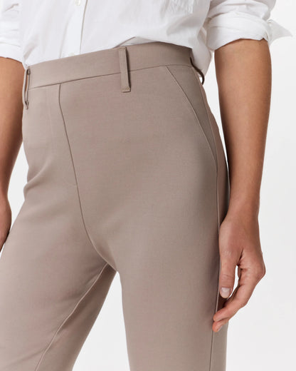Ultra-Stretch Ponte Straight Leg Pants - XS / Morel Grey