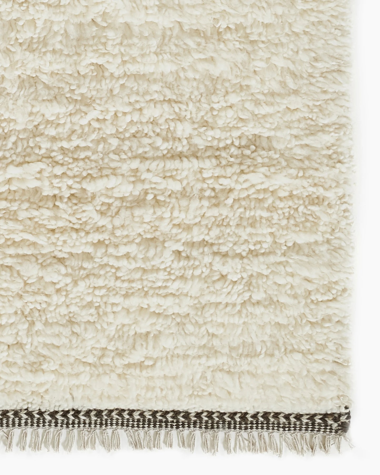 Dover Wool Shag Rug - 5' x 8' / Natural