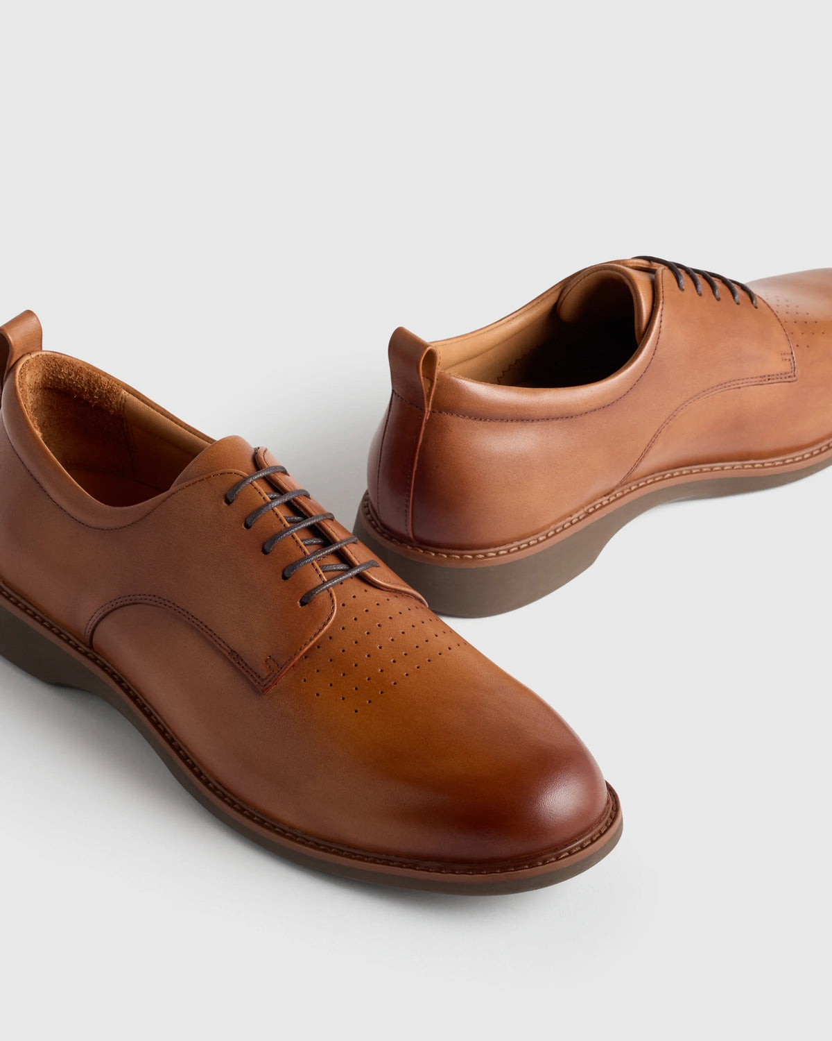 Hybrid Italian Leather Derby - 7 / Black