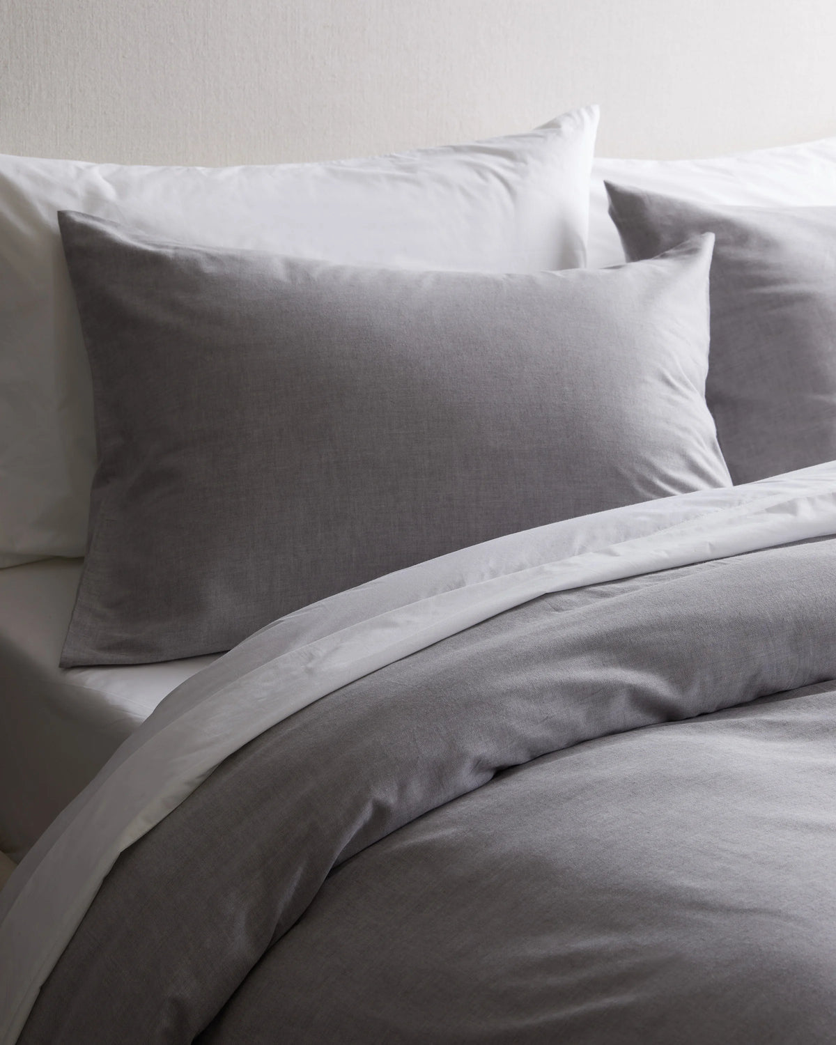 Mongolian Cashmere Cotton Duvet Cover Set - Twin / Natural