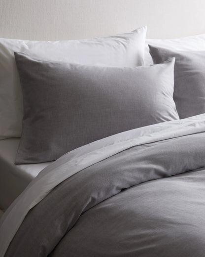 Mongolian Cashmere Cotton Duvet Cover Set - Twin / Natural