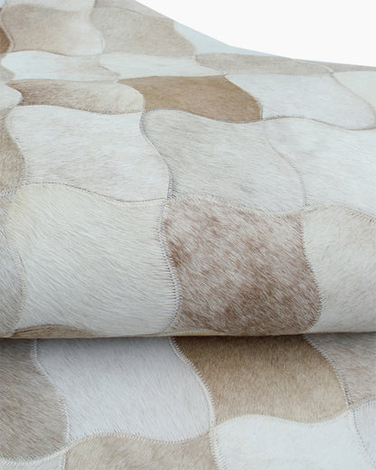 Trellis Hair on Hide Rug - 5' x 8' / Natural