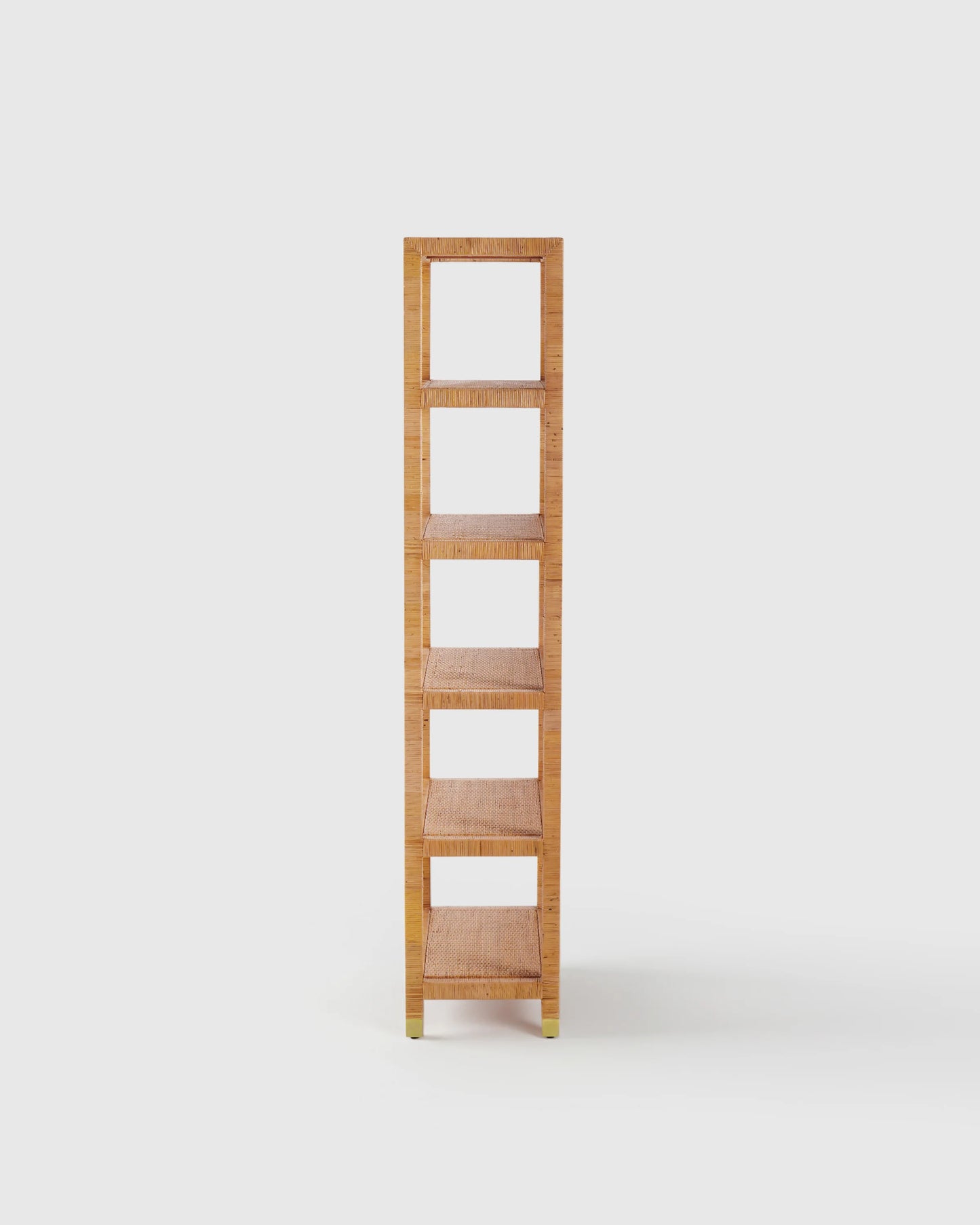 Handwoven Rattan Bookcase - One Size / Natural