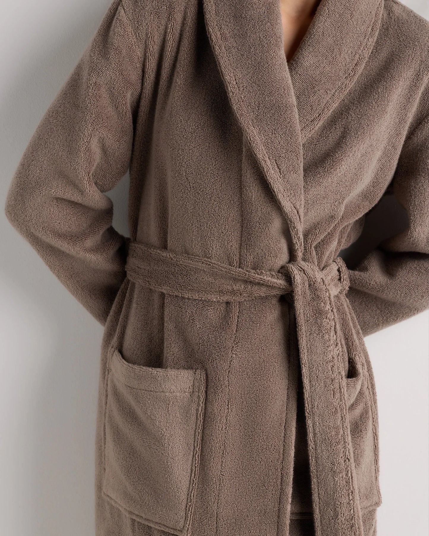 Turkish Cotton Terry Robe - XS / White