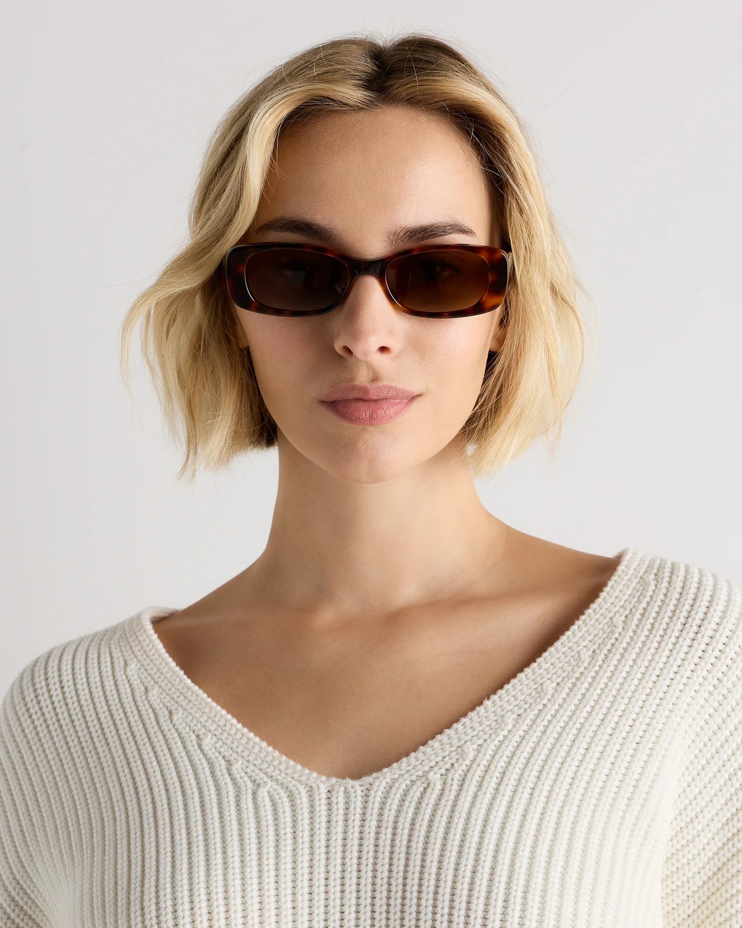 Palma Polarized Acetate Sunglasses - One Size / Black with Green lens