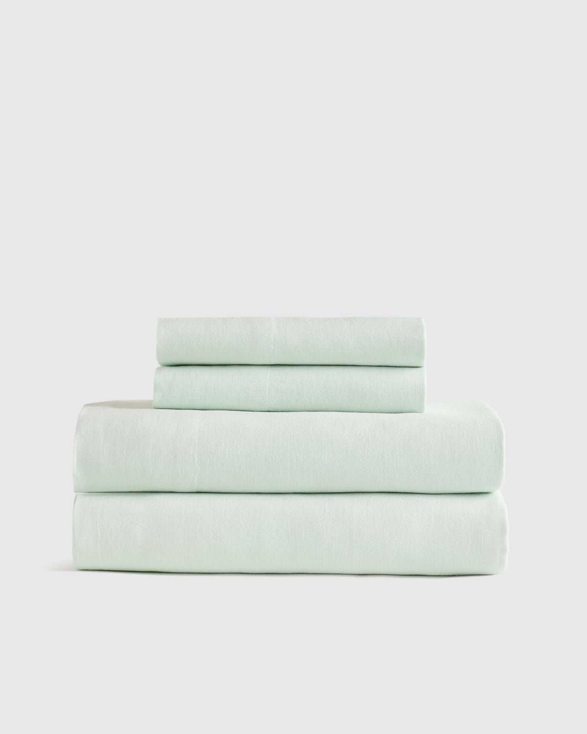 European Linen Sheet Set - Twin / Peach