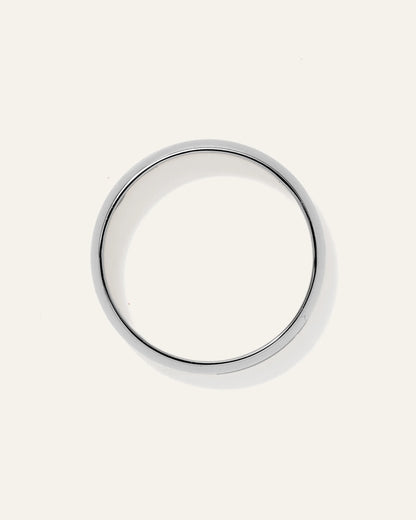 Low Dome Band - 5mm - 6 / Yellow Gold