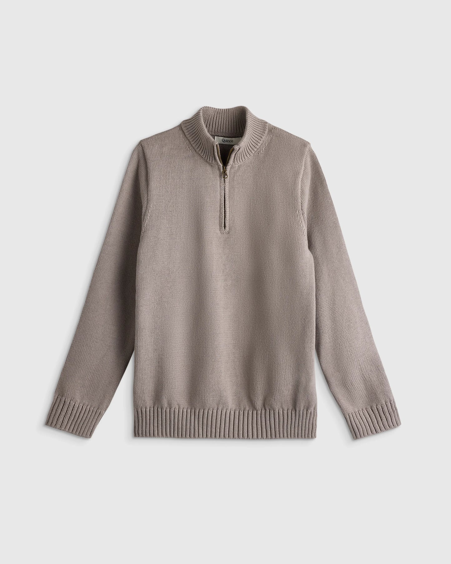 Boys 100% Organic Cotton Quarter-Zip Sweater - 6 / Navy