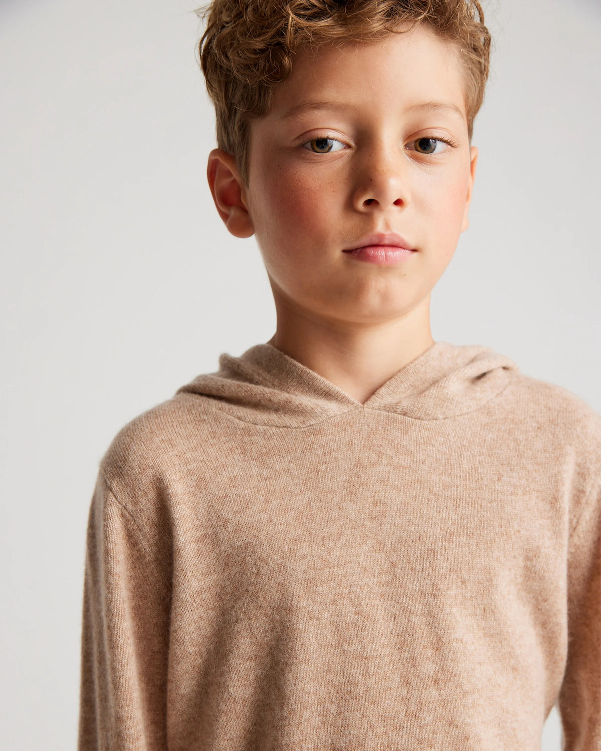 Washable Cashmere Hoodie - 6 / Oatmeal