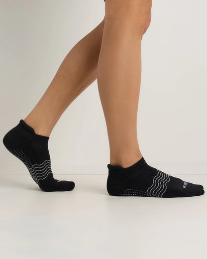 Everyday Cotton Pilates Gripper Ankle Socks (4-pack) - S / White