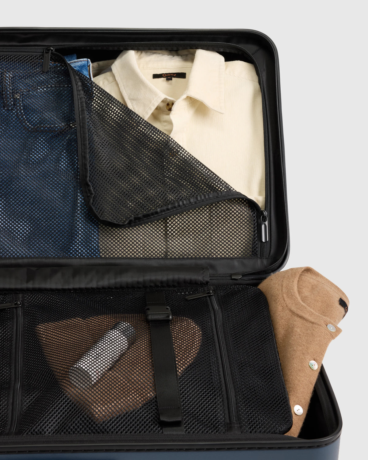 Trunk Check-In Suitcase - One Size / Black