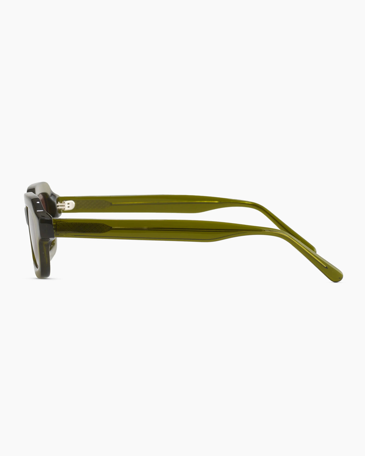 Fiji Polarized Acetate Sunglasses - Standard / Clear Spice with Deep Rose lens
