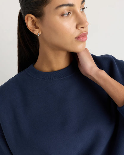 Everyday Fleece Crew - XS / Coastal Sage