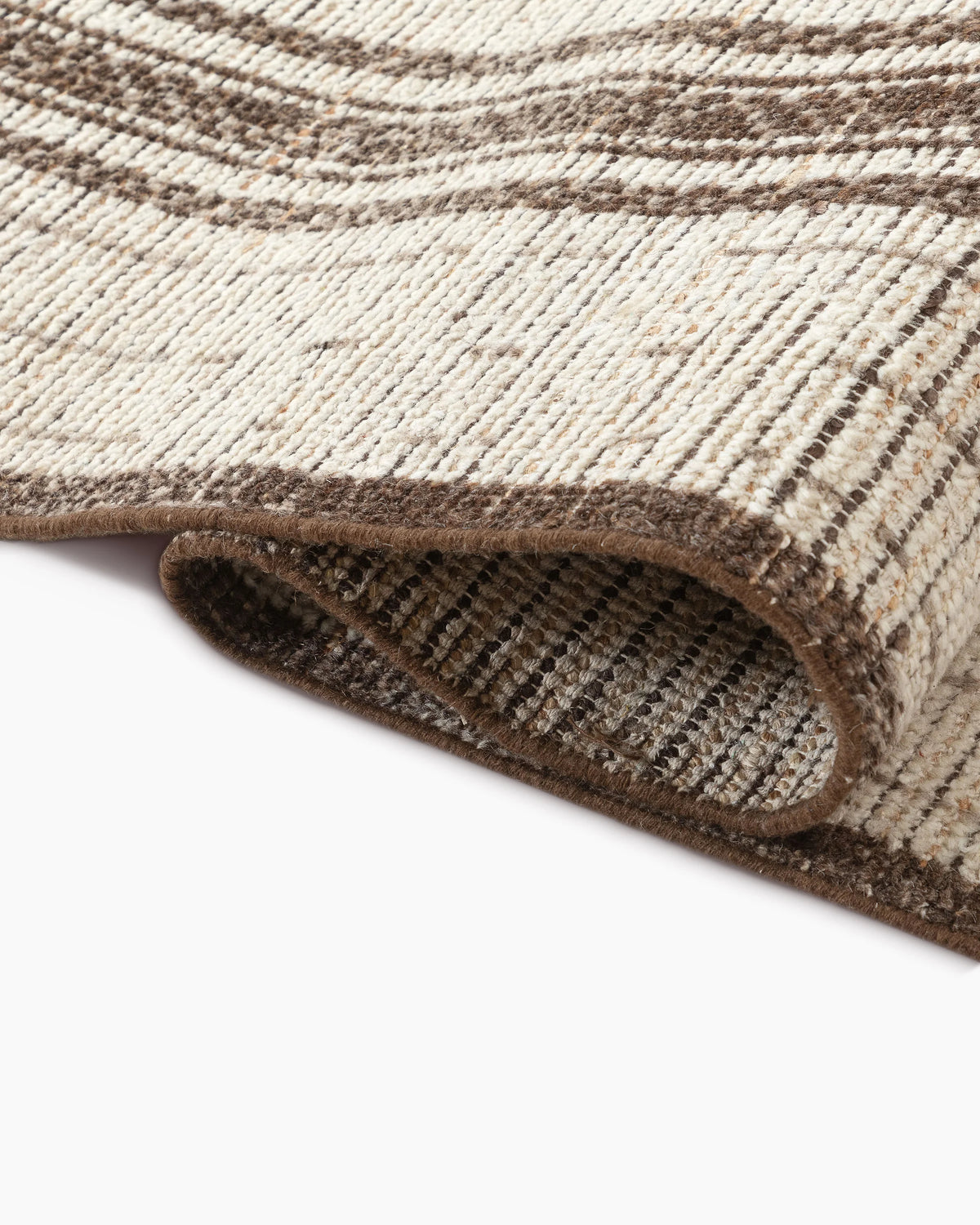Nahla Hand-Knotted Wool Rug - 5' x 8' / Beige