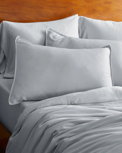 Bamboo Sham Set - Standard / White