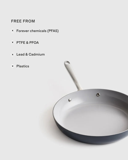 Ceramic Nonstick Frying Pan Set - One Size / Navy