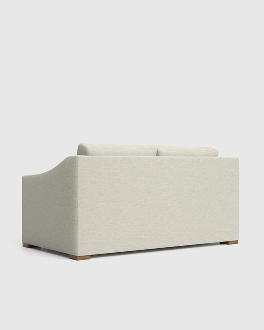 Hollis Slope Arm Sofa in Performance Basketweave - 72" / Flax