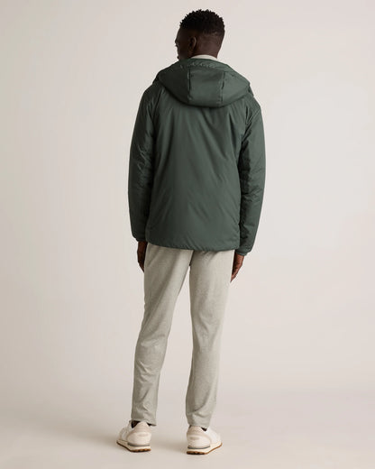 Hybrid Insulated Heavyweight Hooded Jacket - S / Verdant Pine