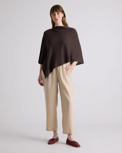 Lightweight Cotton Cashmere Nursing Shawl - One Size / Pale Custard Yellow