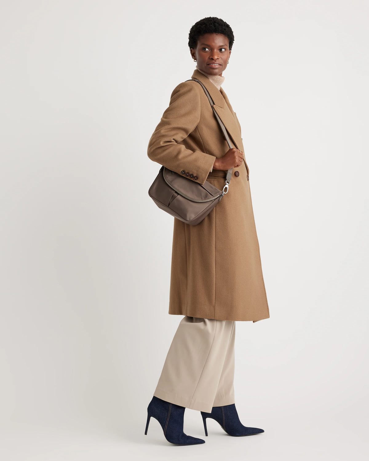 Revive Nylon Foldover Crossbody - One Size / Olive