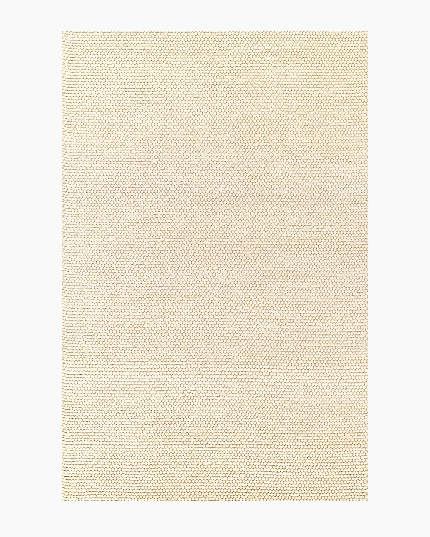 Tribeca Handwoven Wool Rug - 3' x 5' / Cream