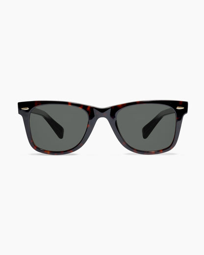Walker Polarized Acetate Sunglasses - One Size / Clear Slate with Grey lens