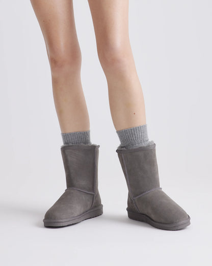 Australian Shearling Mid-Calf Boot - 6 / True Black