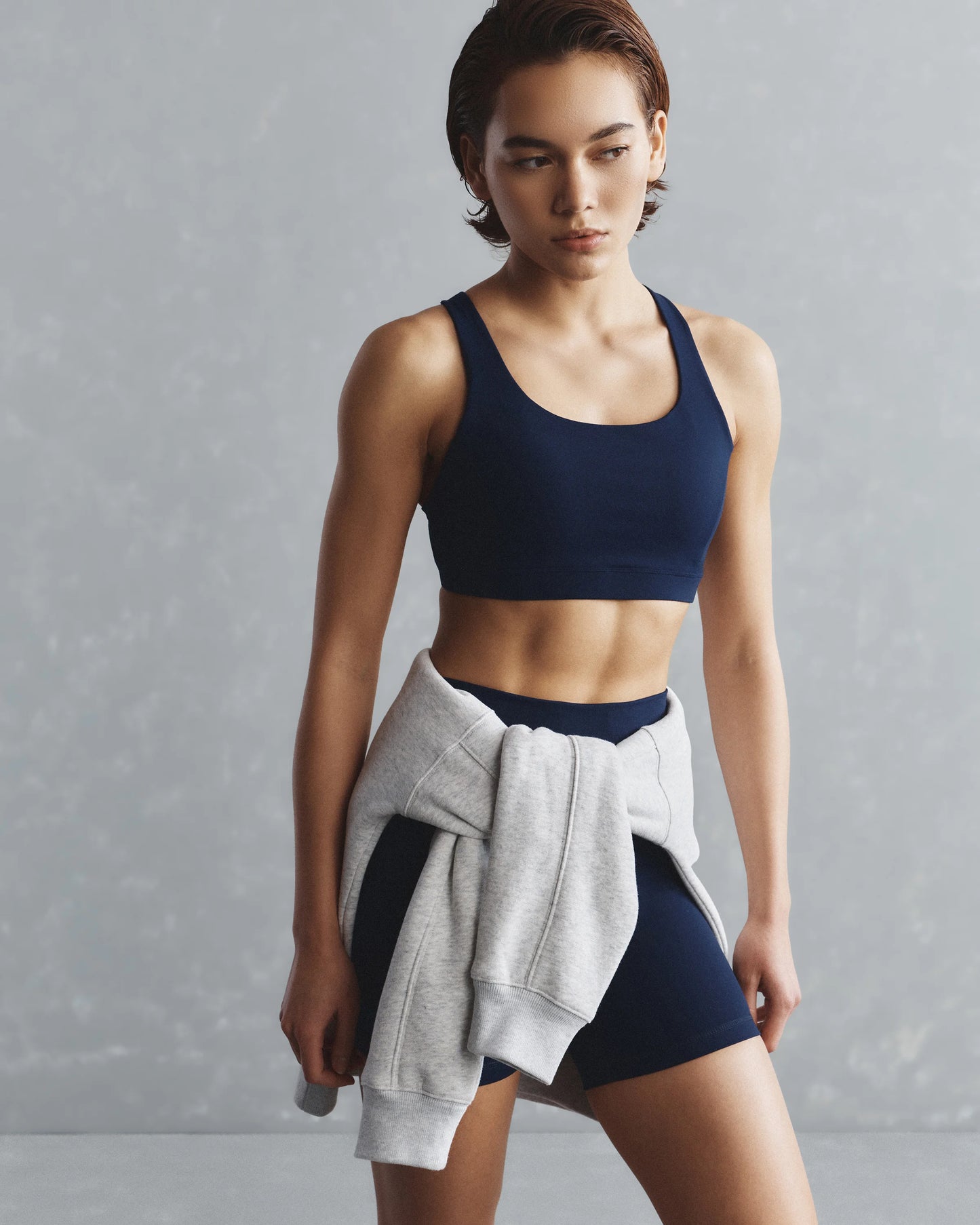 Power-Up Strappy Sports Bra - XS / Deep Navy