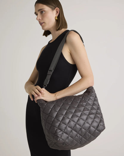 Transit Quilted Carry-All Tote - One Size / Porcelain Blue