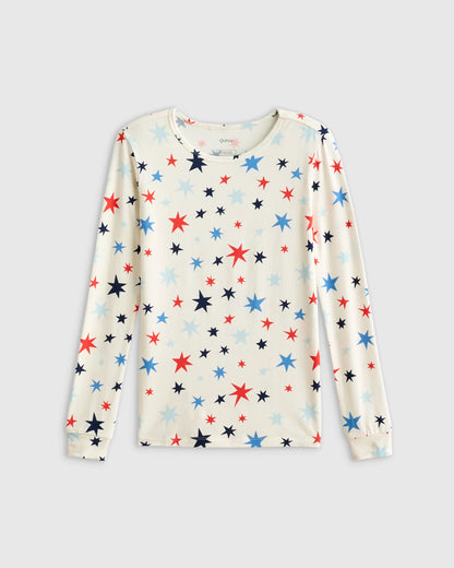 Bamboo Long Sleeve and Pant Pajama Set - 6 / Wildflower Dreams