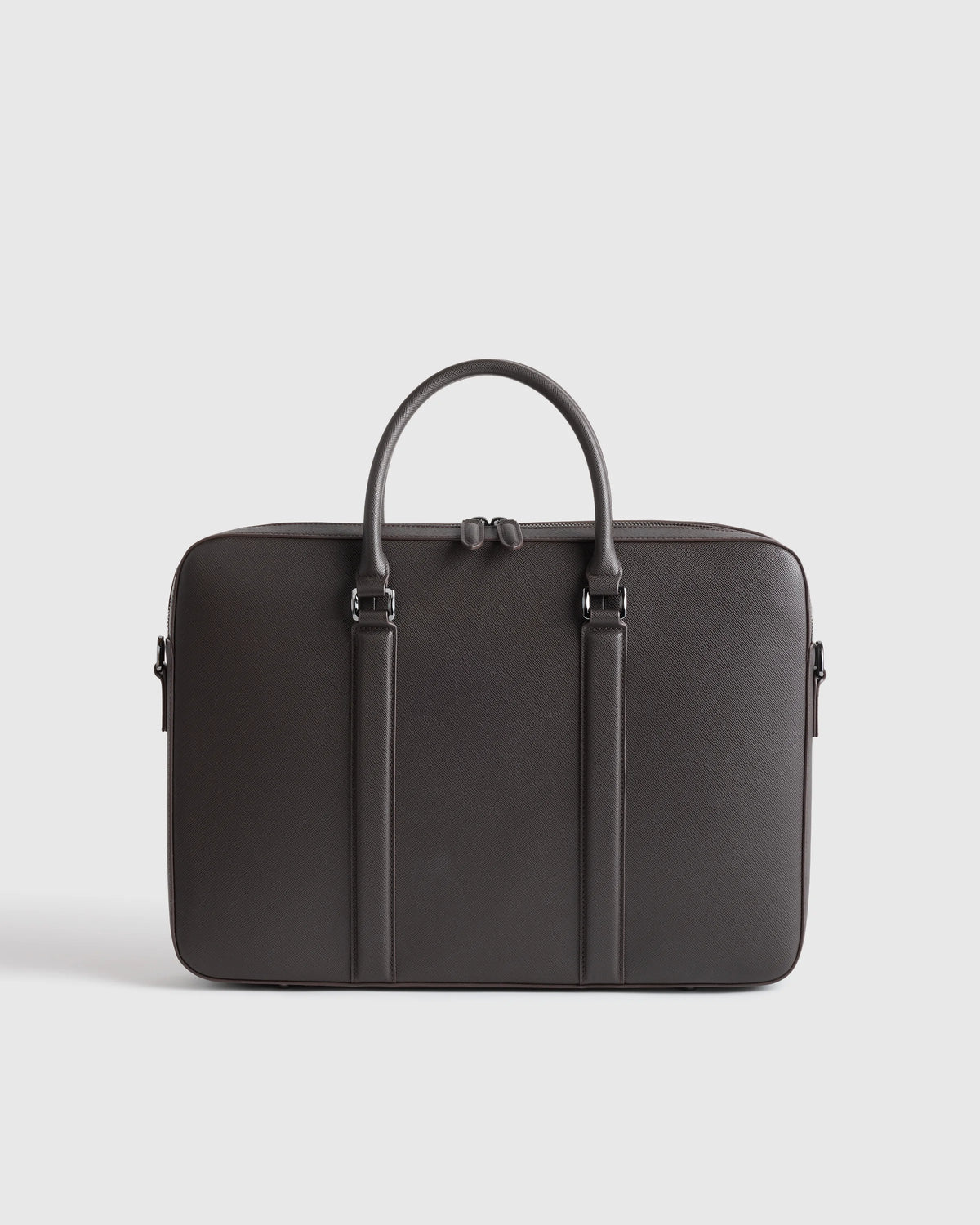 Italian Saffiano Briefcase - One Size / Hickory