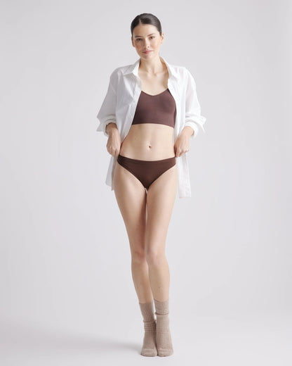 Smoothing Comfort Thong (6-Pack) - XS / Cocoa