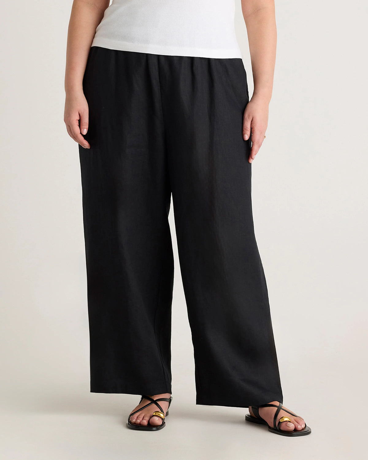 100% European Linen Pants - 1X / Bayberry Olive