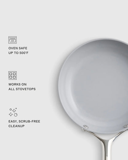 Ceramic Nonstick 8" Frying Pan - One Size / Navy