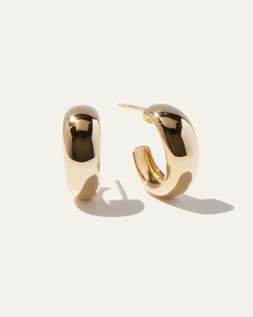 Chunky Hoops - One Size / Gold Vermeil