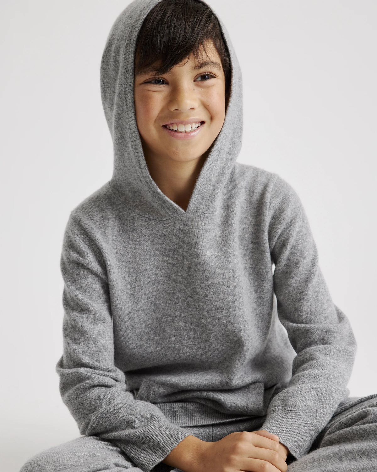 Washable Cashmere Hoodie - 6 / Oatmeal