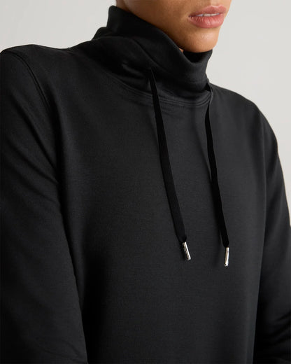 SuperSoft Fleece Mock Neck Pullover - XS / Navy