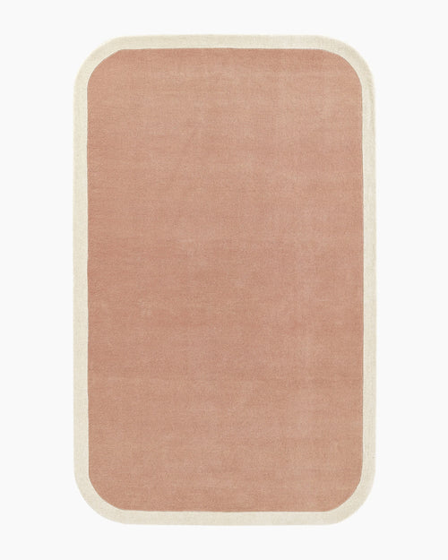 Colorful Curves Hand-Tufted Rug - 3'6" x 5'6" / Pink