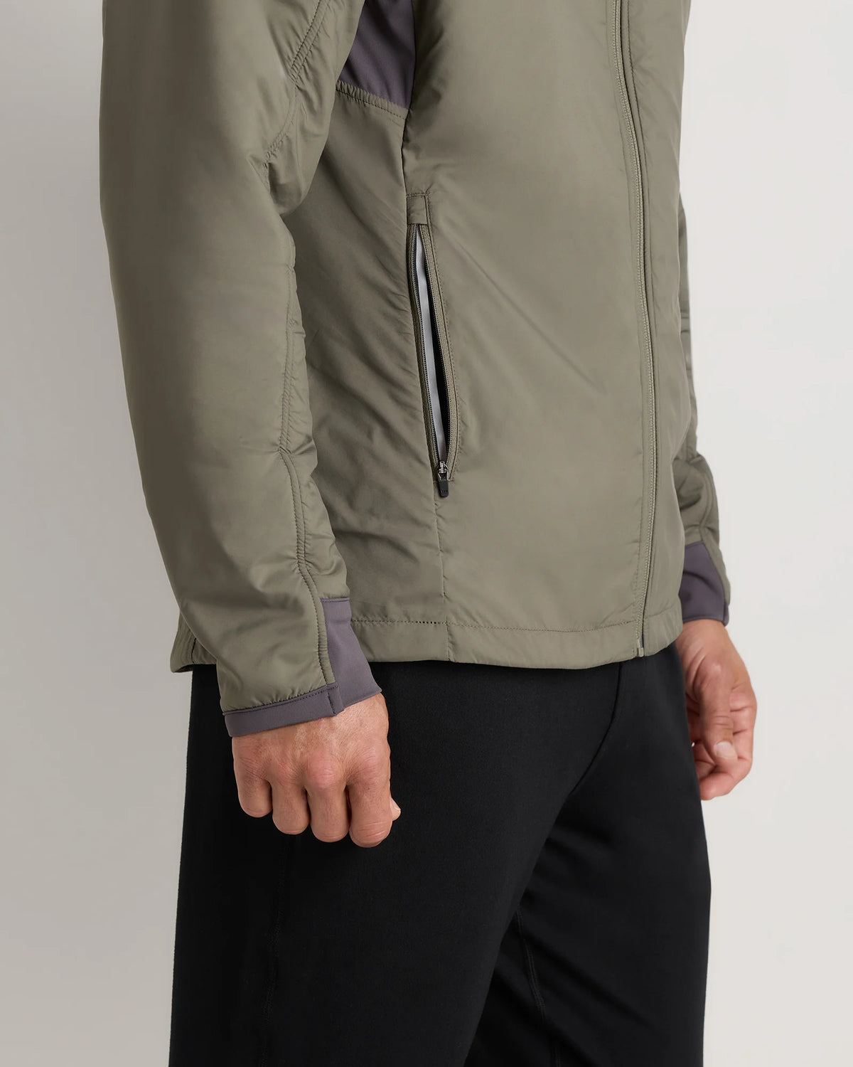 Weather Proof Fleece-Lined Hooded Jacket - S / Carbon Grey