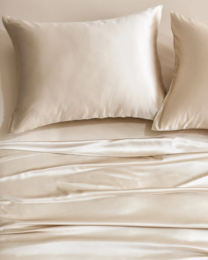 Mulberry Silk Sheet Set - Queen / Ivory